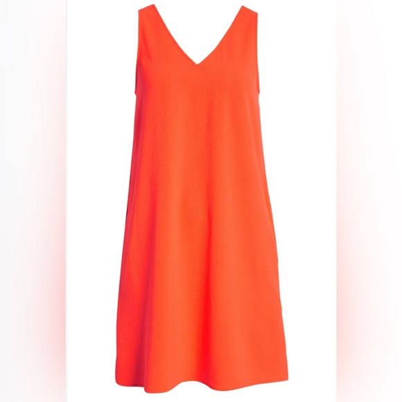 Halogen Dresses & Skirts - Halogen v neck orange dress